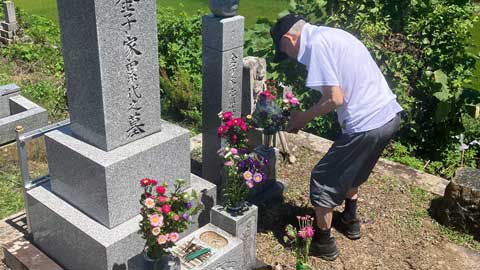 墓参り