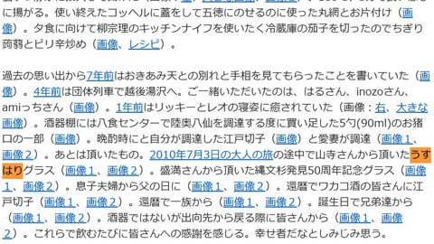 頂き物の酒器を振り返る