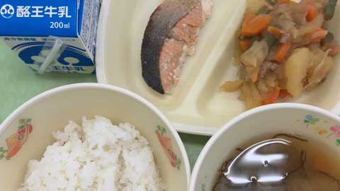 久しぶりの給食