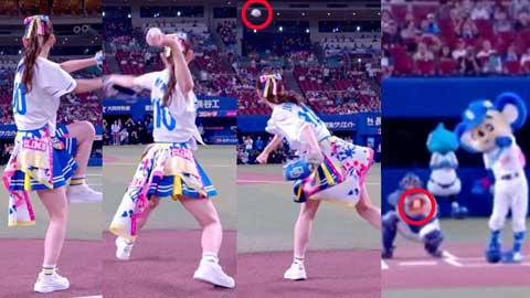 熊崎晴香さんのストライク