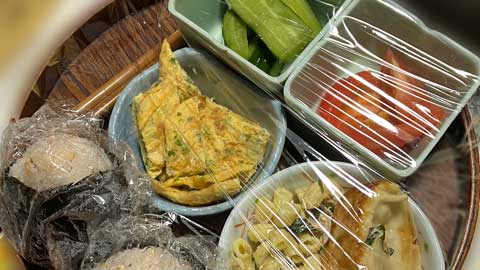 父のためのあっさり夕食