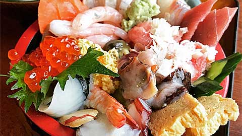 長浜荘@佐渡の海鮮丼