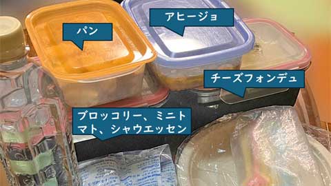 本日の持ち物（１）