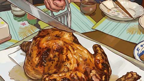 宮崎地鶏のイラスト