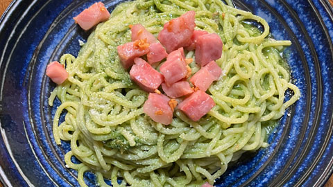 絶品のジェノベーゼパスタ