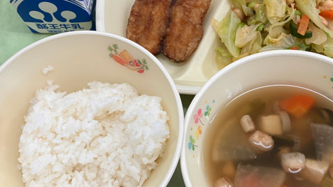 節分メニューの給食